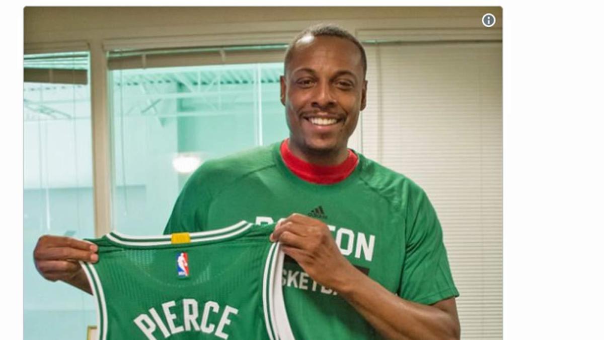Paul Pierce Game Used/Worn Celtics Warmup Jacket
