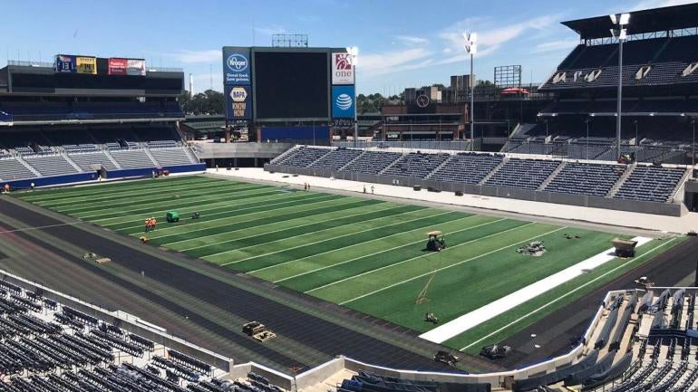LOOK: Turner Field has officially transformed for Georgia 