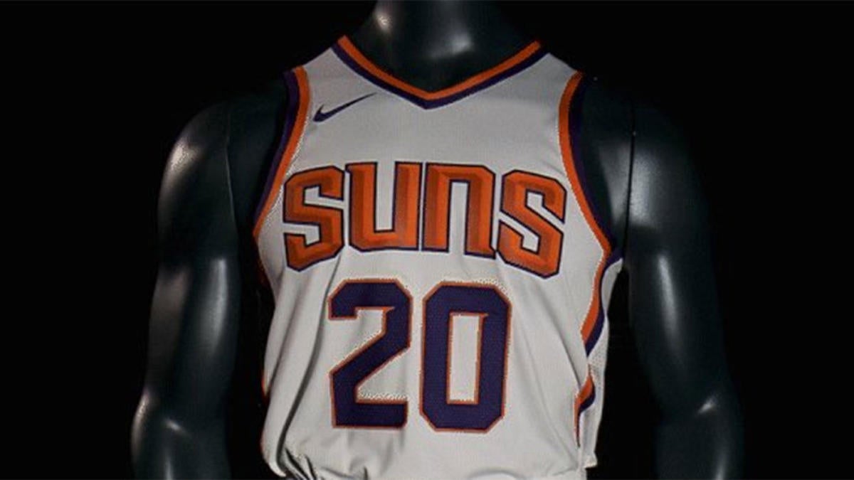 Phoenix Suns Home Uniform  Best basketball jersey design, Phoenix