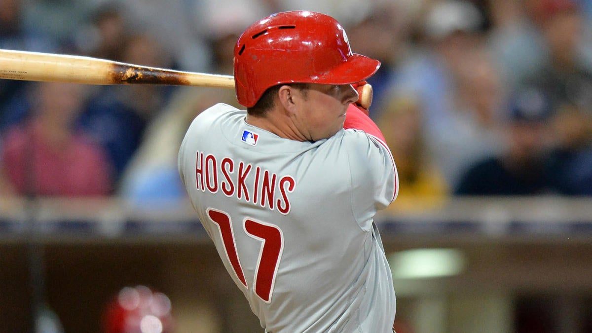 A fan might regret promising the Phillies nuggets if Rhys Hoskins homers 