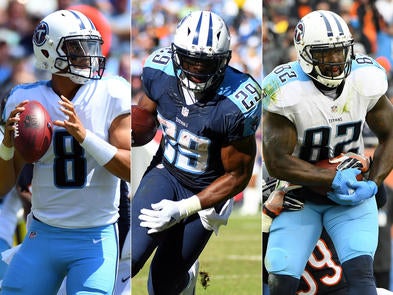 Titans' offensive triplet lands in bottom 10 of CBS Sports rankings