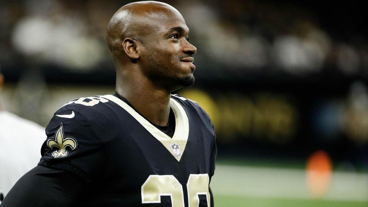 Adrian Peterson with the Saints is new, strange and full of expectancy