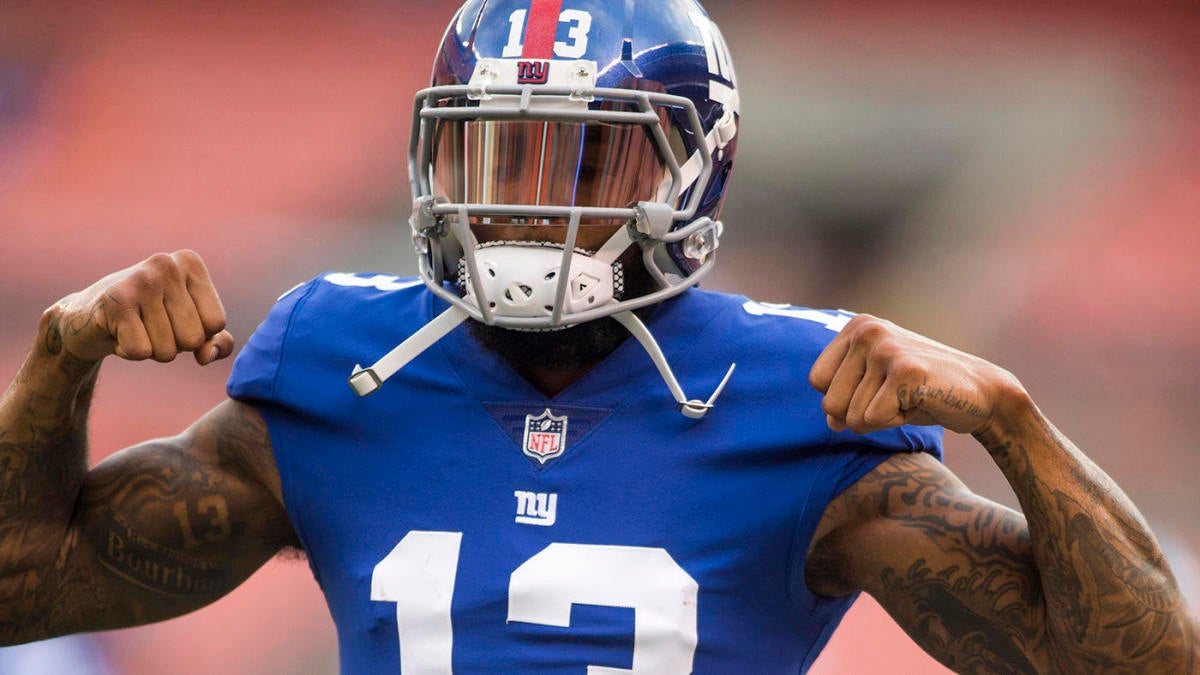 Odell Beckham Jr. to locker room, questionable to return with stomach  contusion - NBC Sports