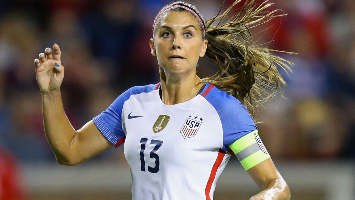 US Soccer star Alex Morgan pulled out a goofy, Ted Lasso-inspired  celebration after scoring a left-footed stunner