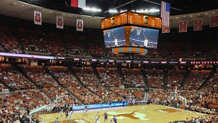 Look Texas Getting Big Scoreboard New Lockers In Basketball