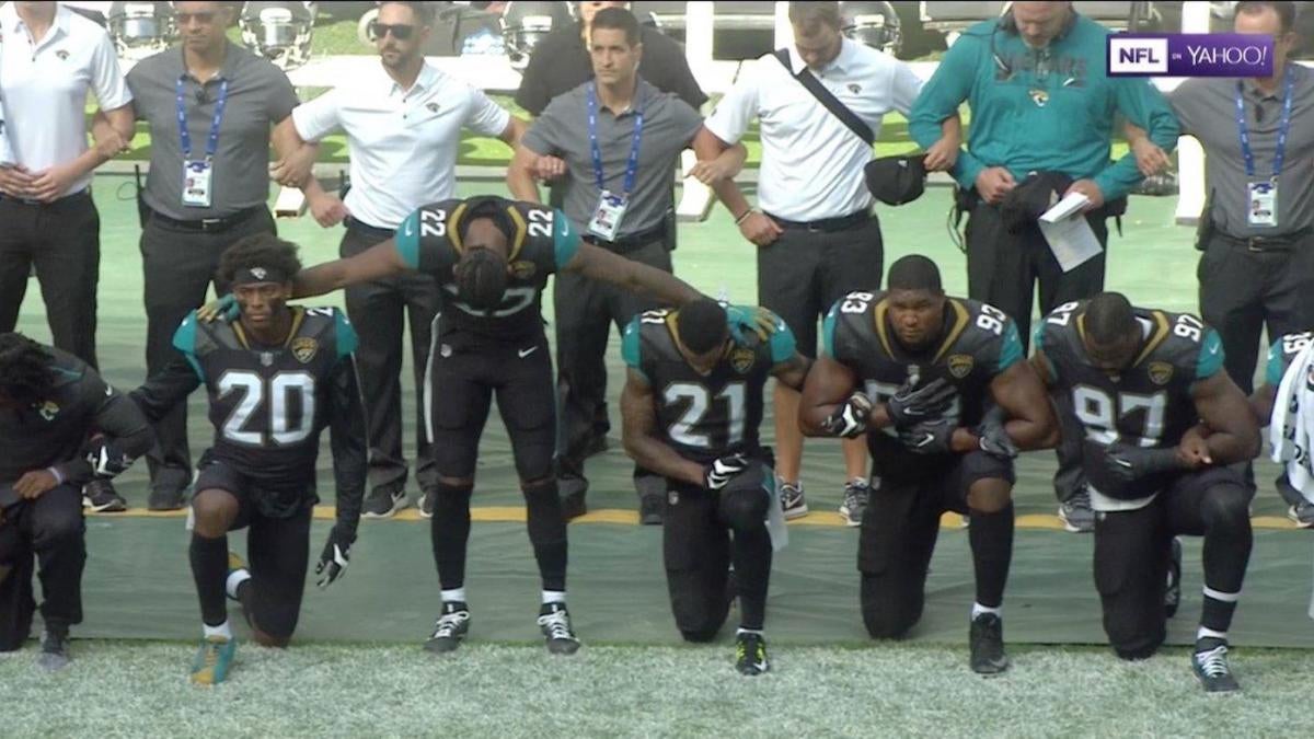 Jacksonville Jaguars apologize to military for kneeling in London