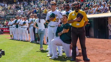 MLB: Texas Rangers at Oakland Athletics
