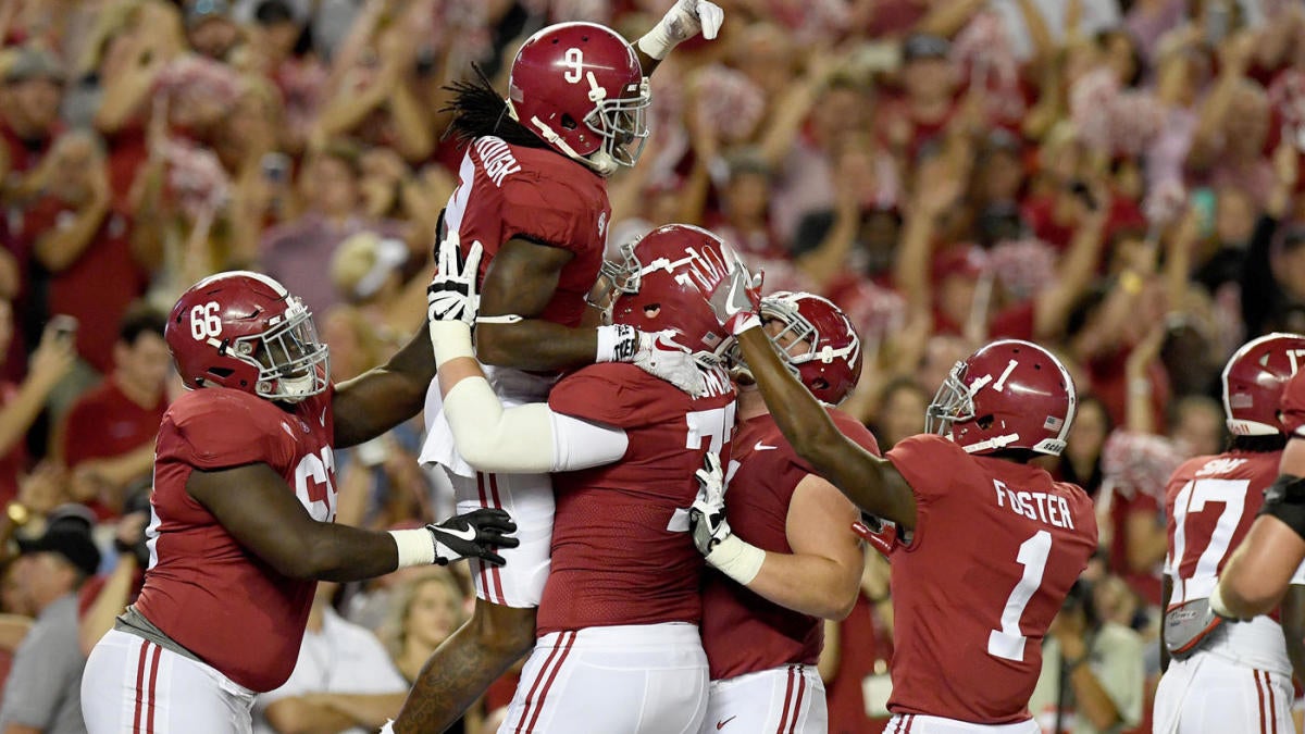 College Football Scores Schedule 2017 Alabama Dominates