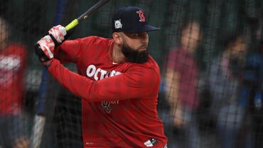 MLB: ALDS-Boston Red Sox Workouts