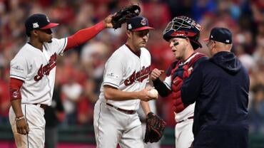 MLB: ALDS-New York Yankees at Cleveland Indians