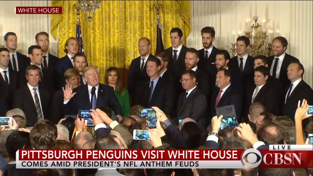Sidney Crosby says it is 'great honor' for Penguins to visit White