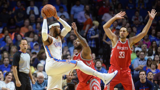 P.J. Tucker Carmelo Anthony