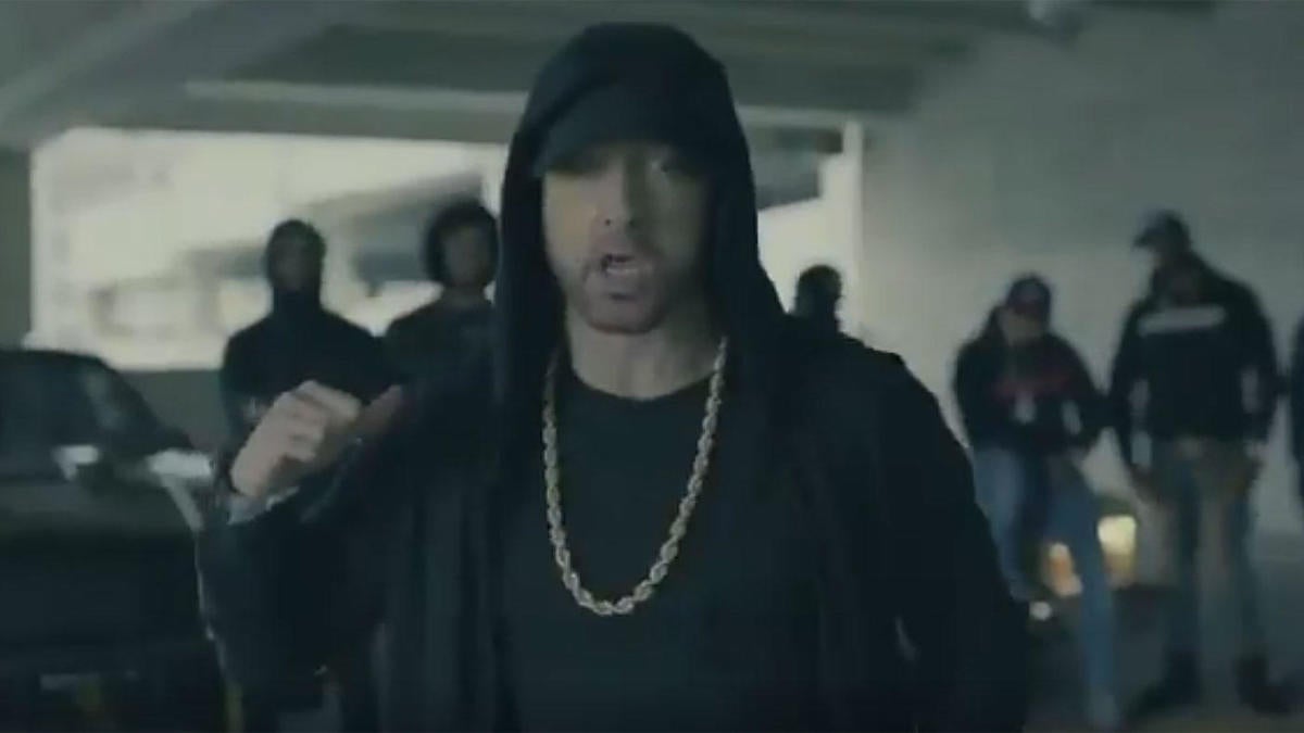 Eminem Does Coin Toss For Detroit Lions' Season Opener