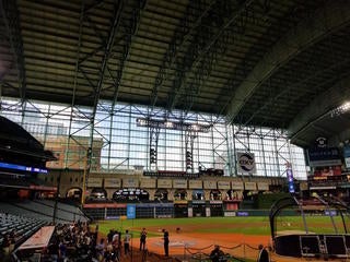 Come Aboard the Iconic Train in Minute Maid Park in Houston Texas