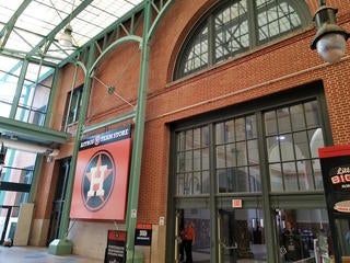 Let's get to know Houston's Minute Maid Park, the train and that odd blue  house 