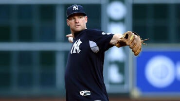 MLB: ALCS-New York Yankees Workouts