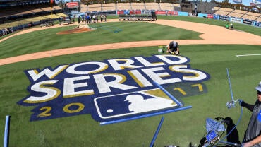 MLB: World Series-Los Angeles Dodgers workout