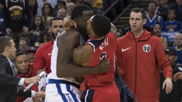 Who from Warriors vs. Wizards fight will be suspended or fined? We try to predict