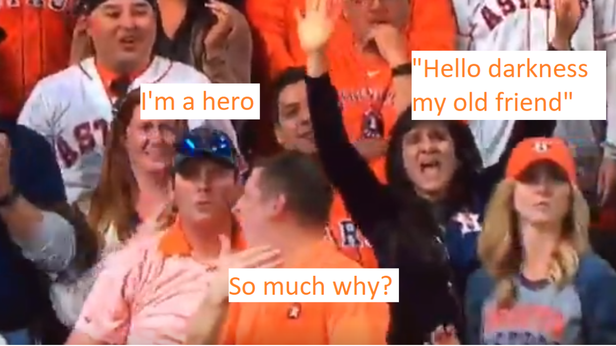 Astros Fan Stole World Series Home Run Ball From Sister-in-Law