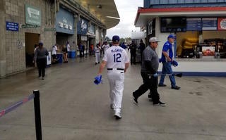 Spotted at World Series: A fan in Mark McGwire's full Dodger