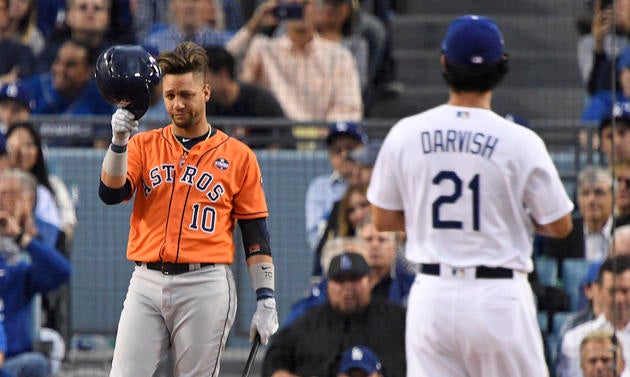 MLB: World Series-Houston Astros at Los Angeles Dodgers