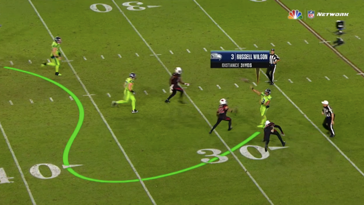 Doug Baldwin's TD Pass to Russell Wilson, 