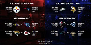 NFC Playoff Picture: Week 12