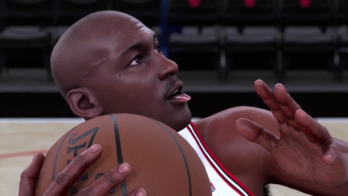 lastbil Forskellige Afbestille NBA 2K18 released a patch to fix Michael Jordan's freaky tongue, but they  failed - CBSSports.com