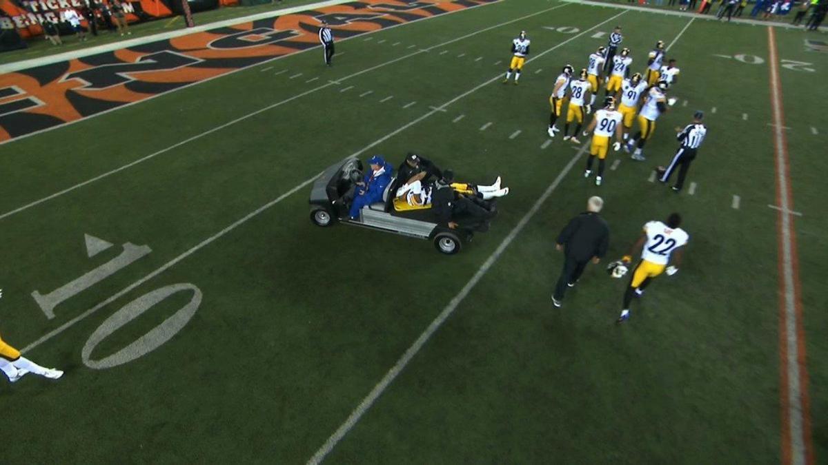 Steelers LB Ryan Shazier taken to hospital for back evaluation