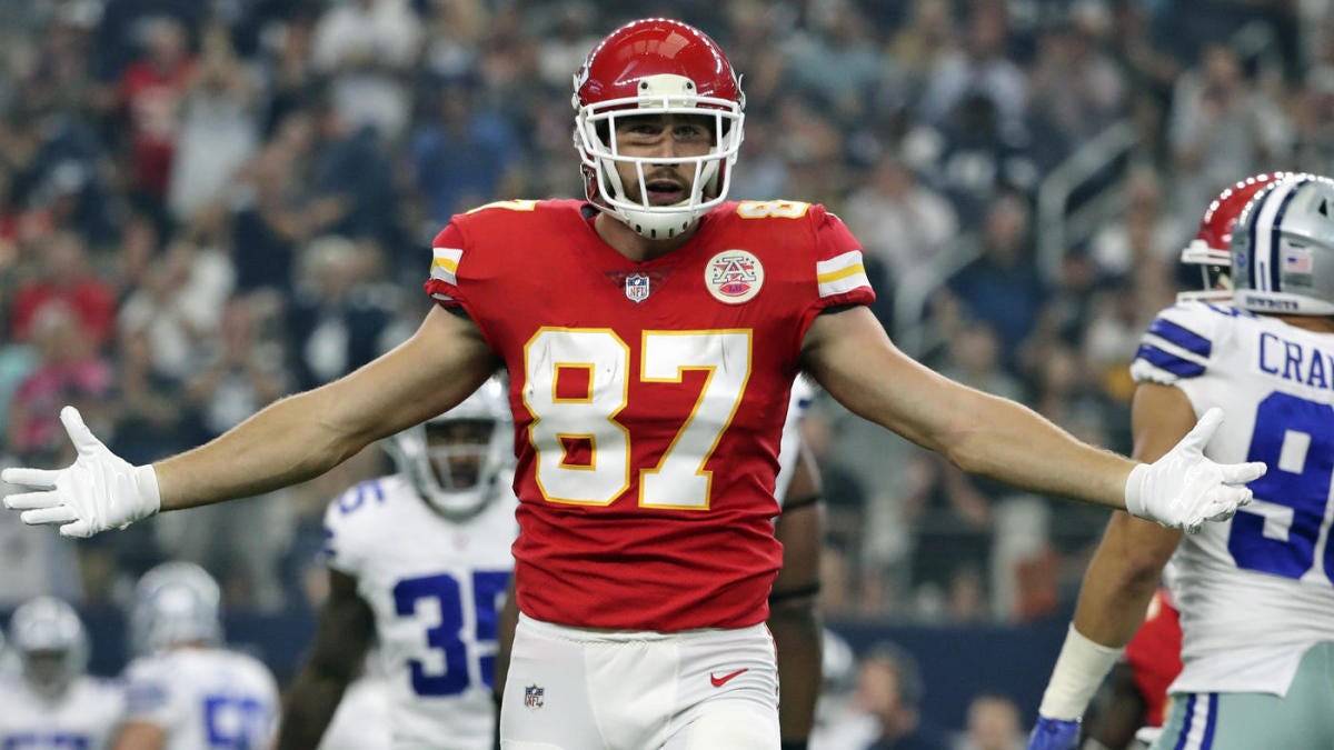 NFL on X: .@tkelce & @gkittle46 enter the ring. Who leaves