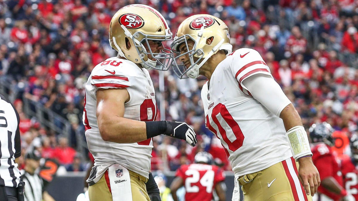 49ers activate Garrett Celek to active roster as George Kittle's Monday Night Football status is in question