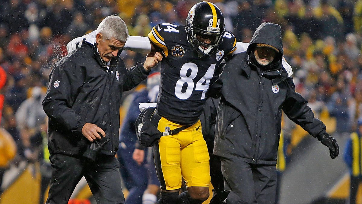 Report: Steelers' Antonio Brown tears calf muscle vs. Patriots