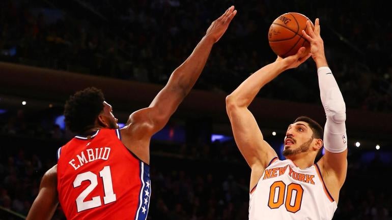 How Enes Kanter stole Christmas from both Kristaps Porzingis and Joel Embiid