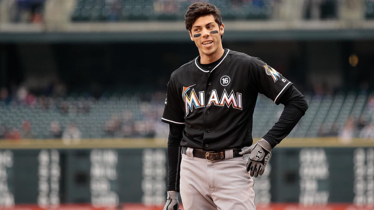 Milwaukee Brewers on X: The #Brewers have acquired OF Christian Yelich  from Miami in exchange for OF Lewis Brinson, OF Monte Harrison, INF Isan  Diaz and RHP Jordan Yamamoto.  / X