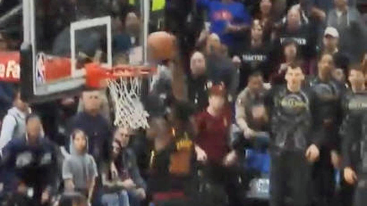 Warriors vs. Cavaliers: Jeff Green dunked so hard everyone thought he ...