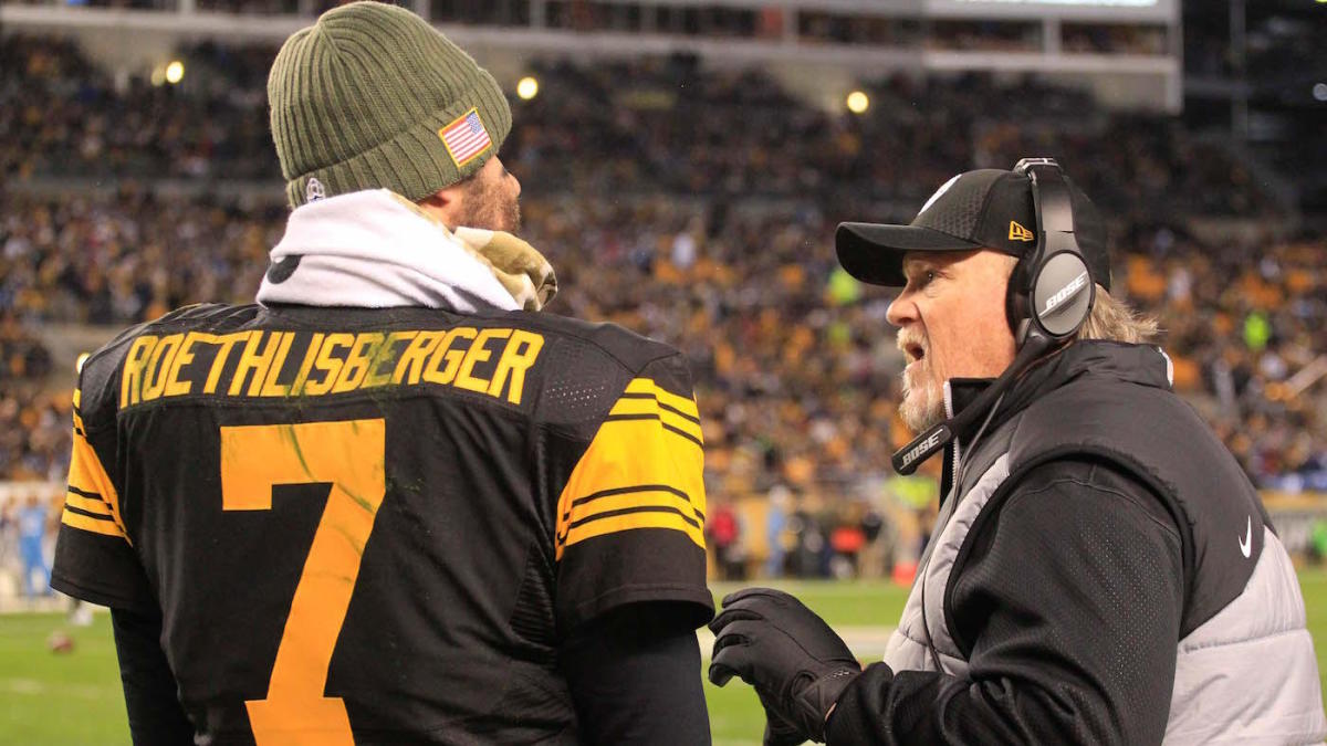 Offensive coordinator Randy Fichtner and former Penn State