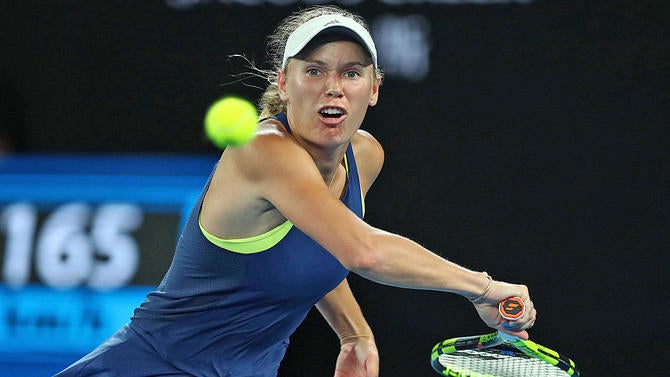Australian Open 2018: Caroline Wozniacki tops Simona Halep for first ...