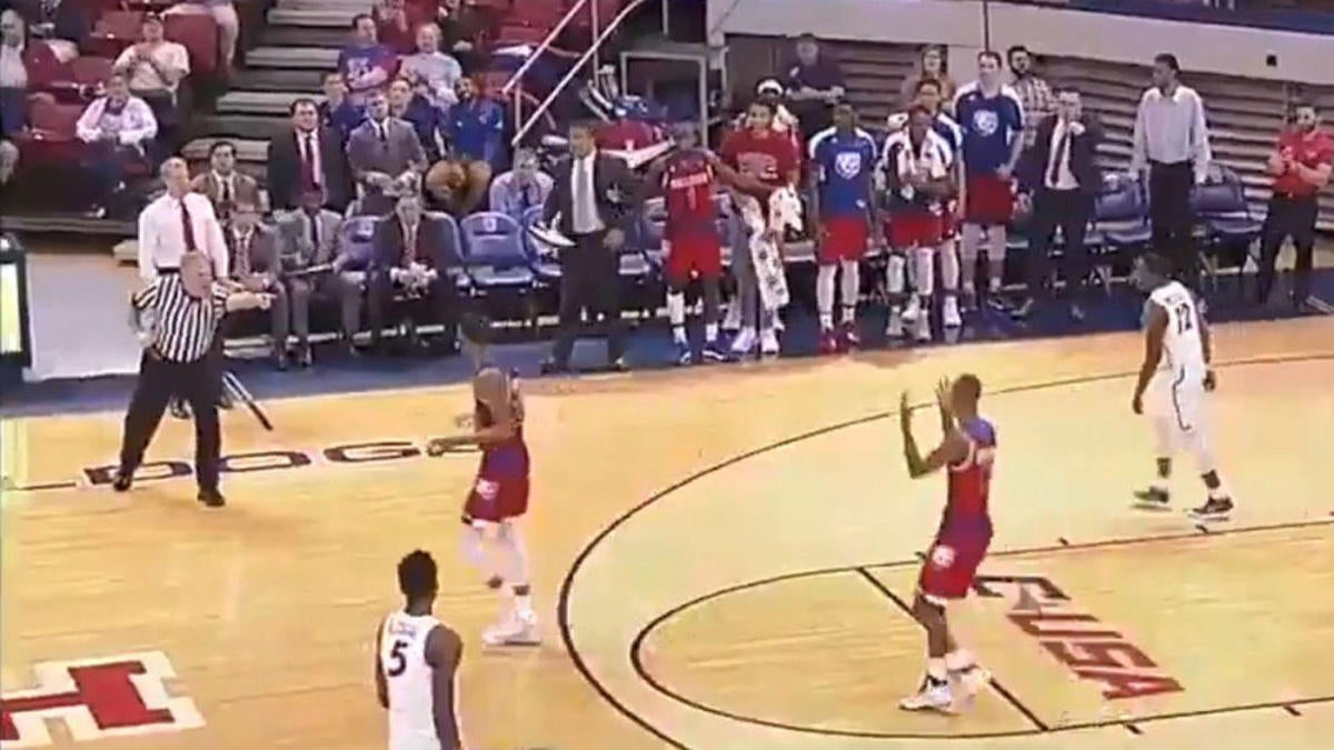 Watch Ref Slaps Player With Technical Toss Him From Game For Vicious