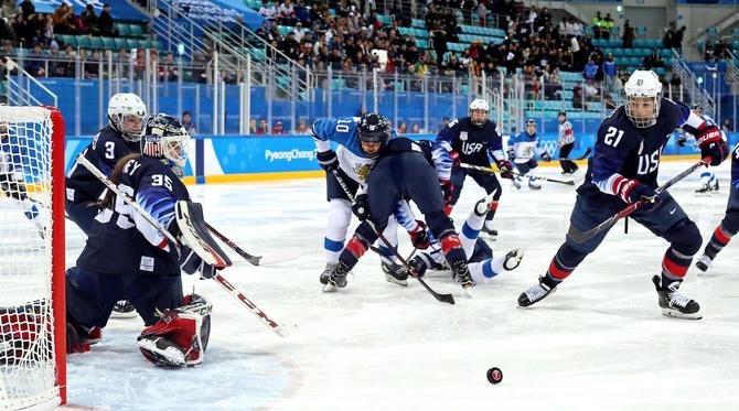 Olympics: Ice Hockey-Women Team Semifinal - USA-FIN