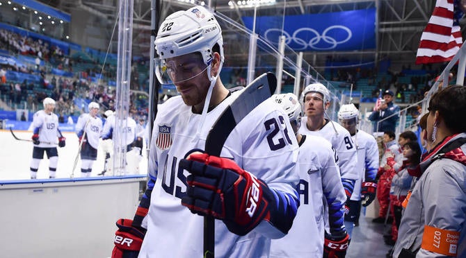 Olympics: Ice Hockey-Men Team Quarterfinal - USA-CZE