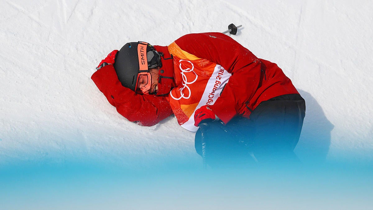 Winter Olympics 18 French Skier Kevin Rolland Suffers Brutal Slam In Halfpipe Cbssports Com