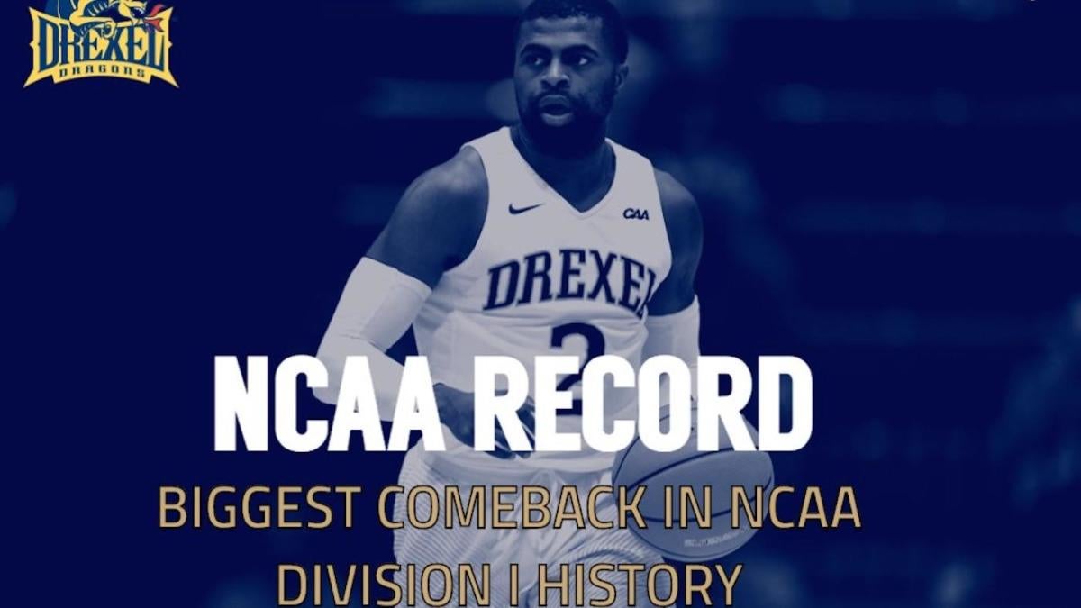 Drexel rallies from 34-point deficit, breaking NCAA record for biggest  comeback - CBSSports.com