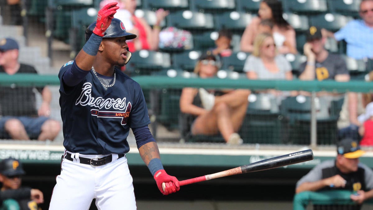 Acuna sent to minors because of collective bargaining agreement