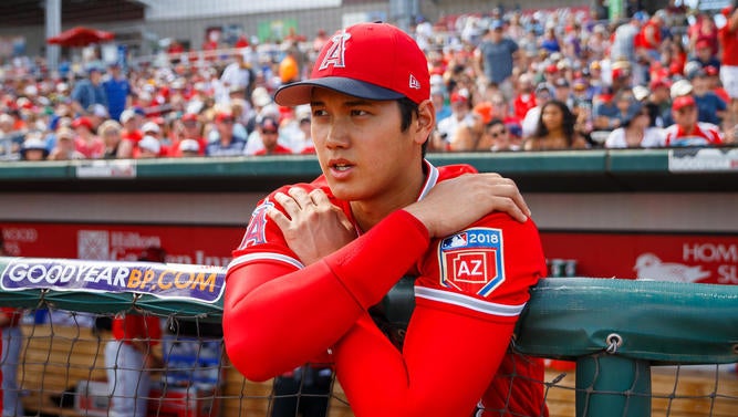 MLB: Spring Training-Los Angeles Angels at Cleveland Indians