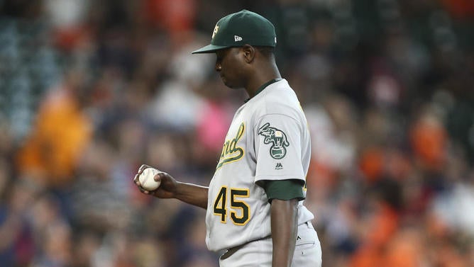 MLB: Oakland Athletics at Houston Astros