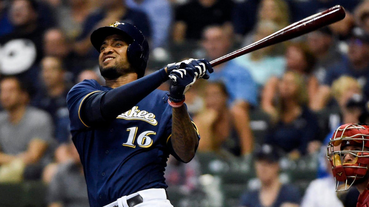 Brewers swap one logjam for another, demote Domingo Santana in favor of ...