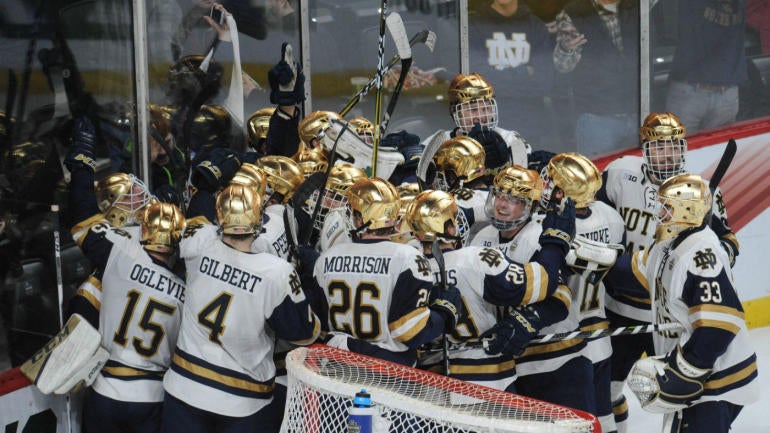 Frozen Four 2018: Notre Dame stuns Michigan with last 