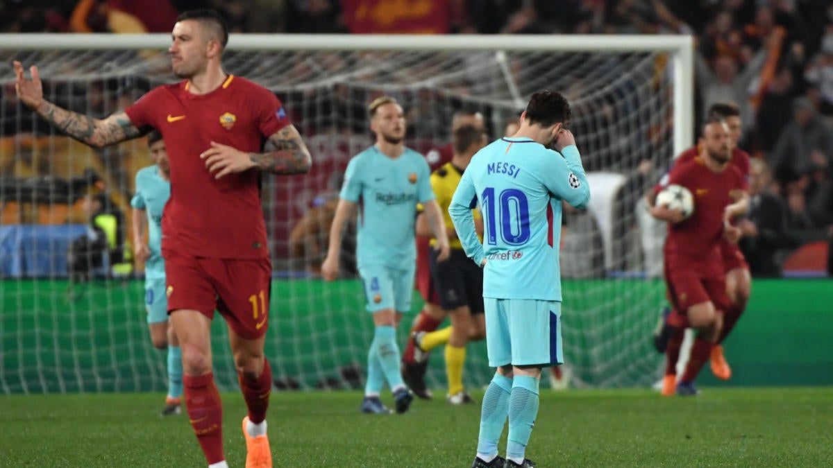 Barcelona bottled a three-goal lead in 2018 against AS Roma | SportzPoint