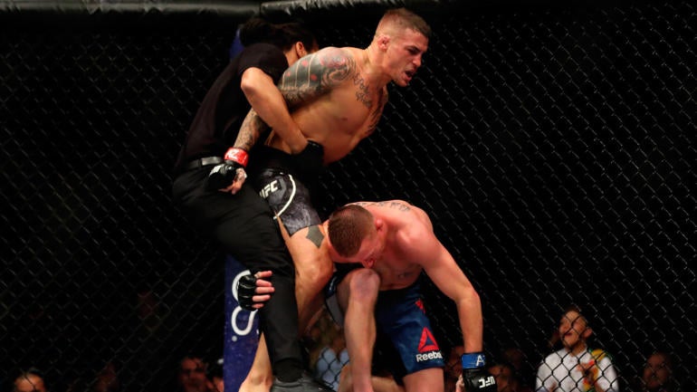 UFC Glendale: Dustin Poirier demands title shot after stopping Justin Gaethje cold
