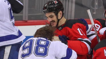 NHL: Stanley Cup Playoffs-Tampa Bay Lightning at New Jersey Devils